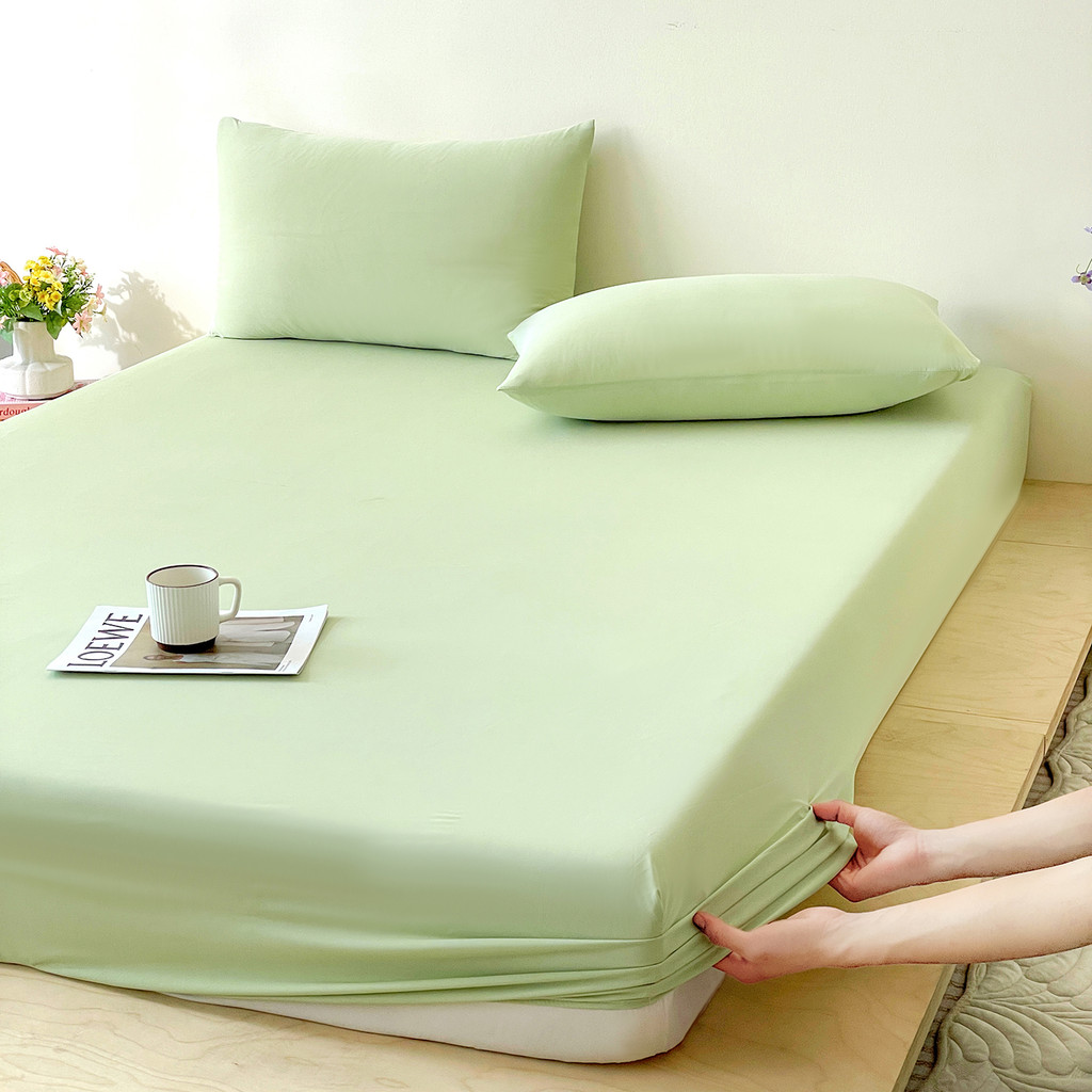 Ice Skin Cool Feeling Bed Cover Single Piece Summer Bed Cover Sheet Chống bụi Vỏ bọc nệm Simmons Vỏ 