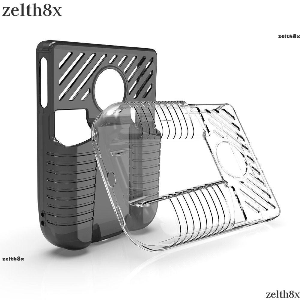 ZELLH Trong suốt, Vỏ bảo vệ TPU chống trầy xước, Vỏ bảo vệ chống sốc cầm tay chống rơi cho Anbernic 
