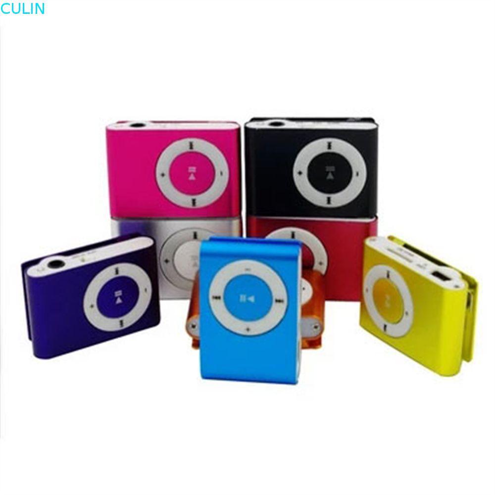 CULIN MP3 Player Mini Thời Trang Media Player Walkman Kim Loại 3.5mm Thể Thao MP3