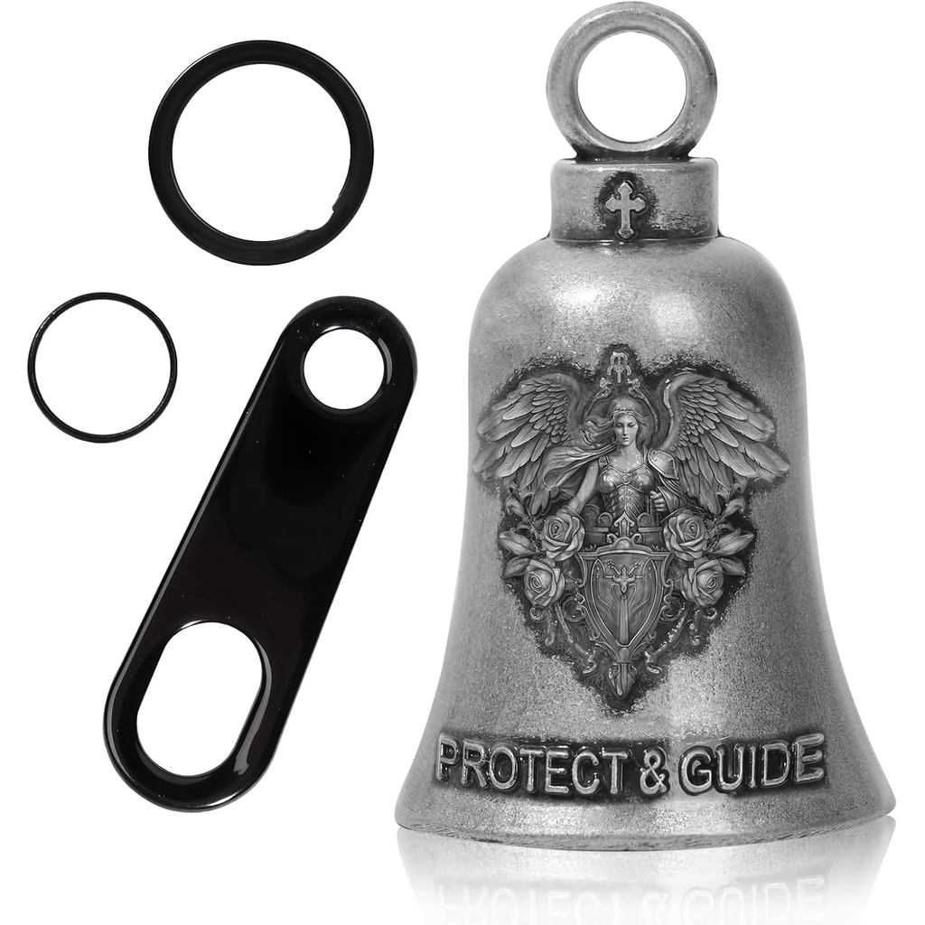 Guardian Bell Xe Máy Cho Xe Đạp, Guardian Angel Gremlin Bells Với 2 Vòng Móc Chìa Khóa Để Đi May Mắn