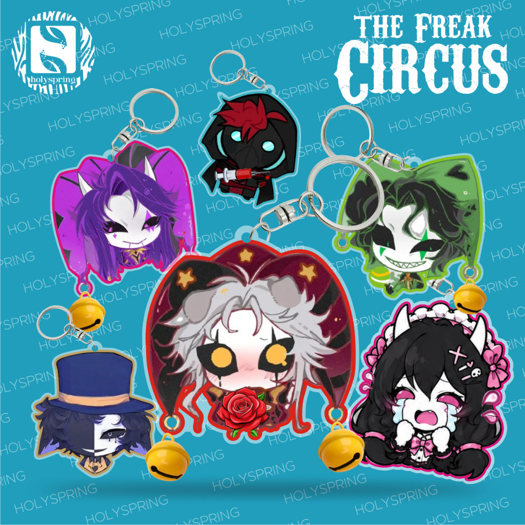 KEYCHAIN The Freak Circus / Gantungan Kunci Akrilik The Freack Circus