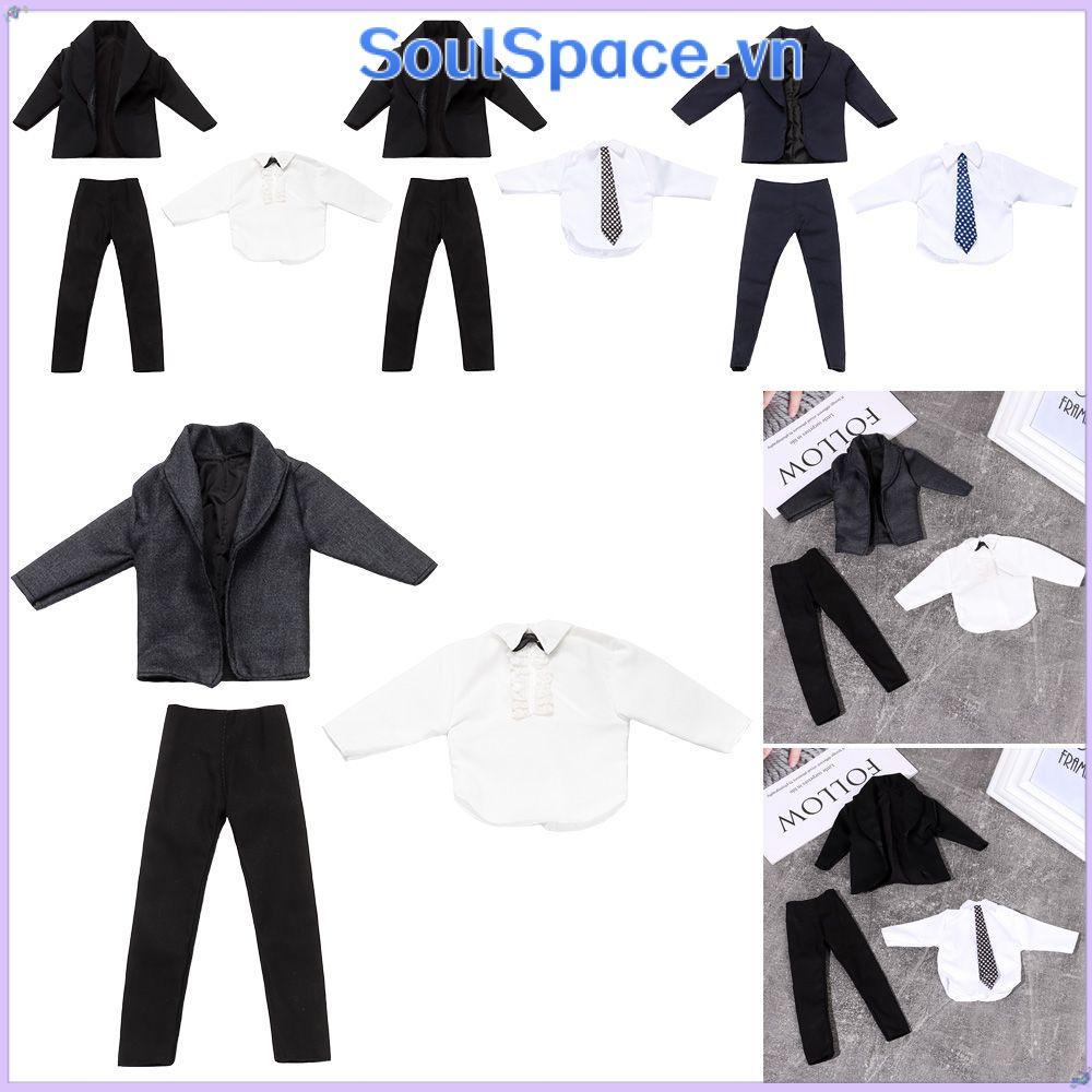 SOULSPACE 11 Bộ Đồ Thường Ngày Quần Áo Sơ Mi, Đẹp Trai Mặc Hàng Ngày 1 / 6 Quần Áo Búp Bê Nam, 6 Pho