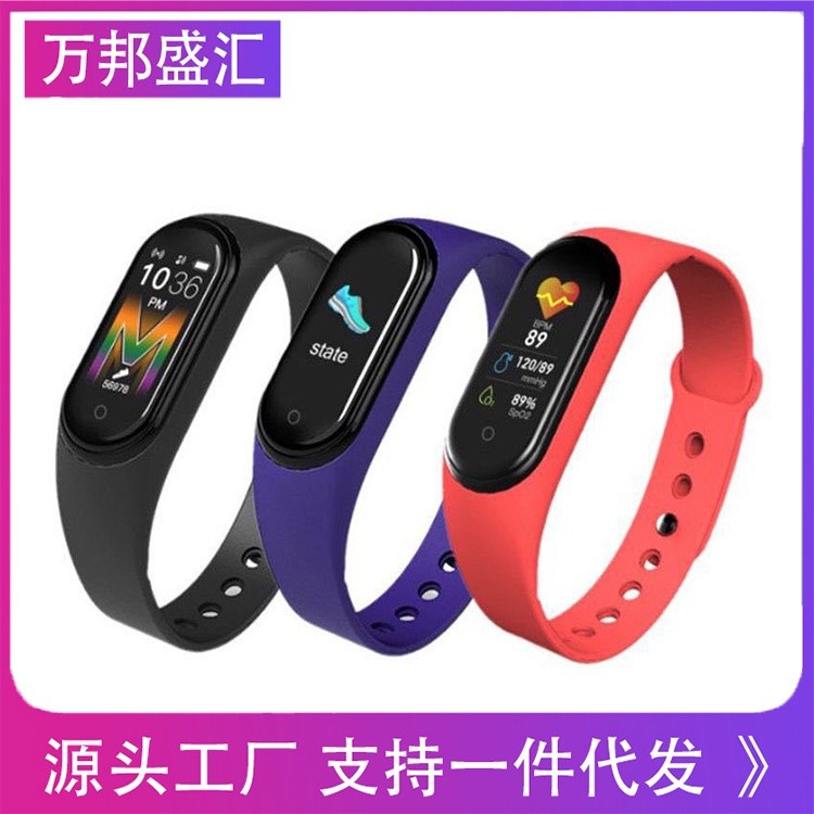 3c Mới M5 Thông Minh Bluetooth Dây Đeo Tay Thể Thao Gọi Nhịp Tim Và Máy Đo Nhịp Tim Theo Dõi Huyết Á