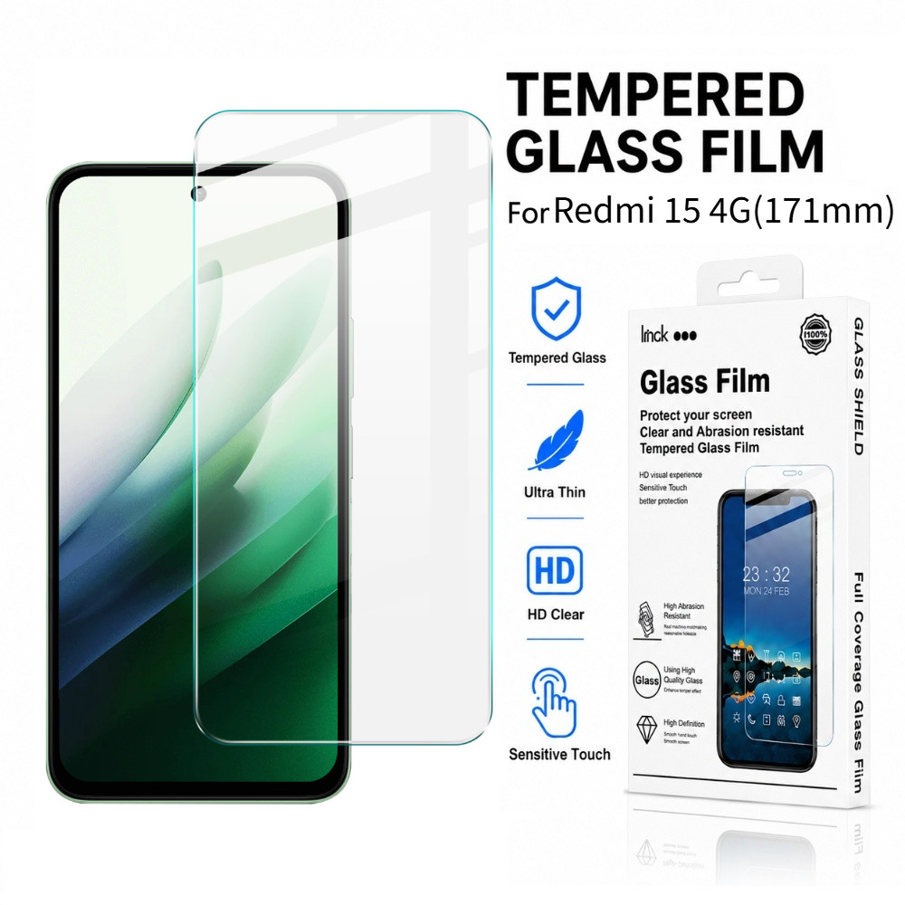 Kính Cường Lực Cho Redmi 15 14 Chống Dầu HD Trong Suốt Oleophobic Coating FM0001