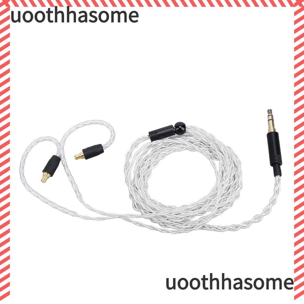Cáp thay thế tai nghe UOOTHASHASOME, Dây nâng cấp tai nghe bằng đồng mạ bạc 1,2m / 3,94ft, Cáp âm th