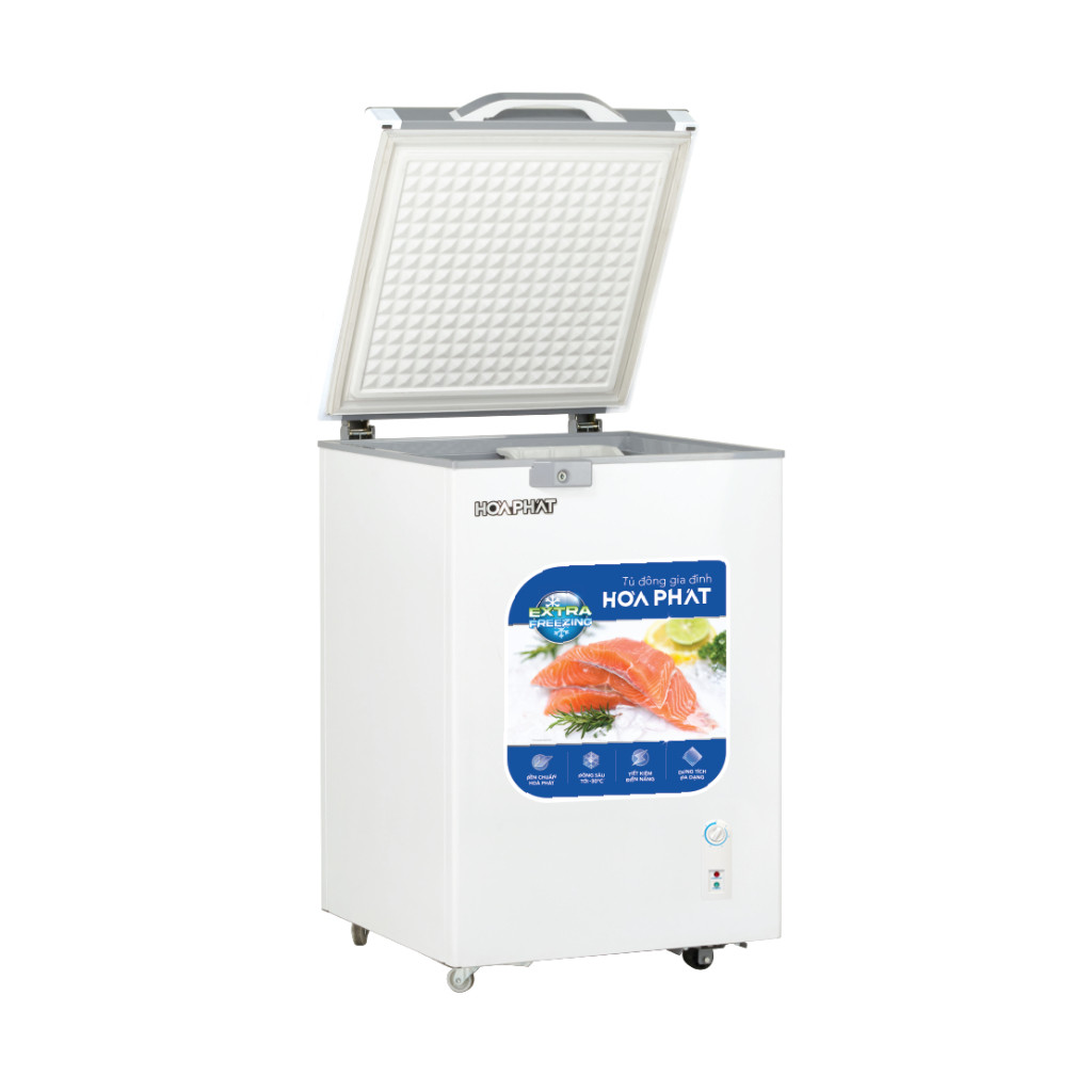 Tủ đông Hòa Phát mặt kính 1 ngăn 1 cánh 107 lít HPF AD6107.T - Hàng chính hãng