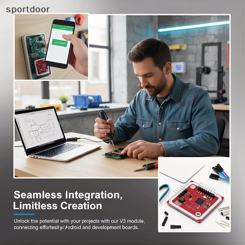 [sportoutdoor] PN532 NFC RFID 1 Bộ Mô-đun không dây V3 Bộ dụng cụ người dùng Đầu đọc Thẻ IC S50 cho 