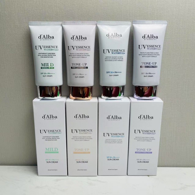 Kem chống nắng Dalba dalba Moisture Natural Brightening Isolation Kem chống nắng cường độ cao Thân t