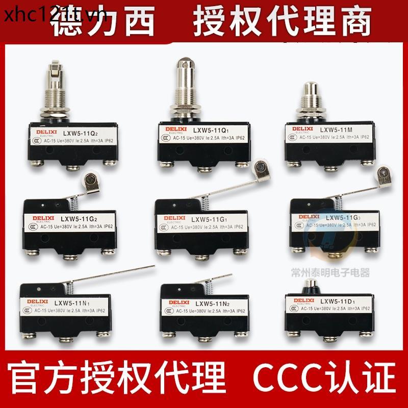 Delixi Micro Switch LXW5-11D1 11G1 11N1 11Q1 Con lăn Công tắc du lịch giới hạn nhỏ