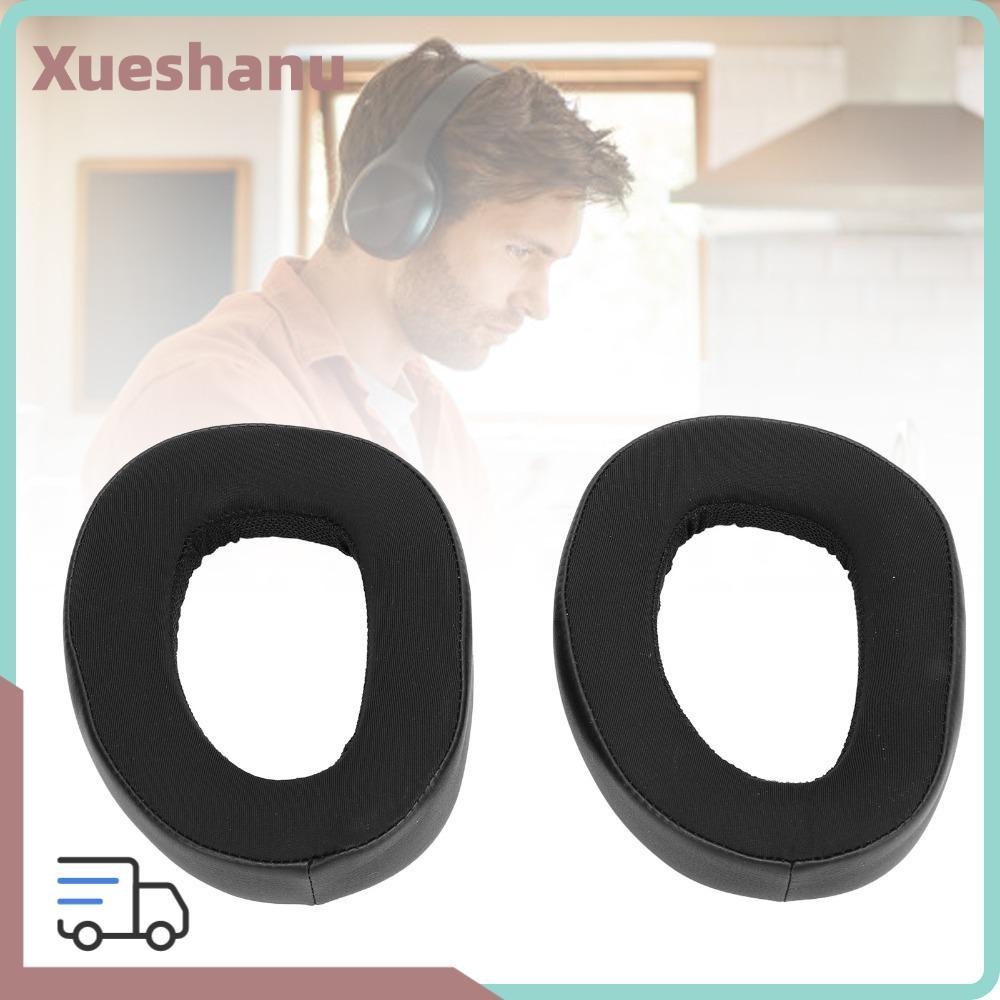 XUESEE 2 Miếng đệm tai bằng Gel làm mát, Đệm tai cách ly tiếng ồn mềm mại và thoải mái màu đen, Vỏ t