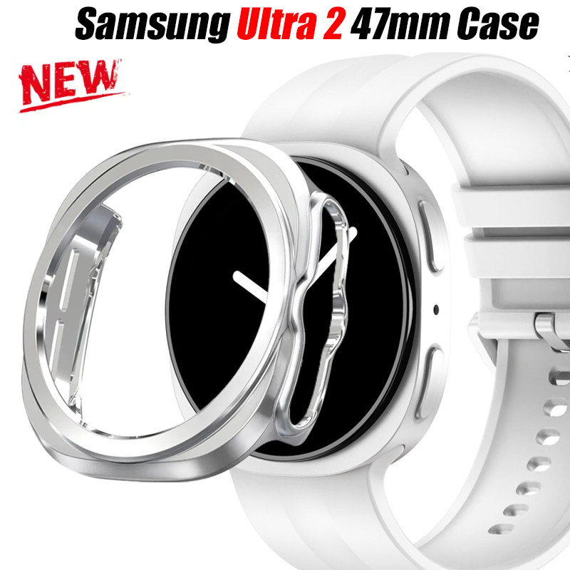 Ốp Bảo Vệ PC Rỗng Cho Samsung Galaxy Watch Ultra 2 47 Mm Ốp Lưng Bảo Vệ Cho Galaxy Watch 9 Ultra2