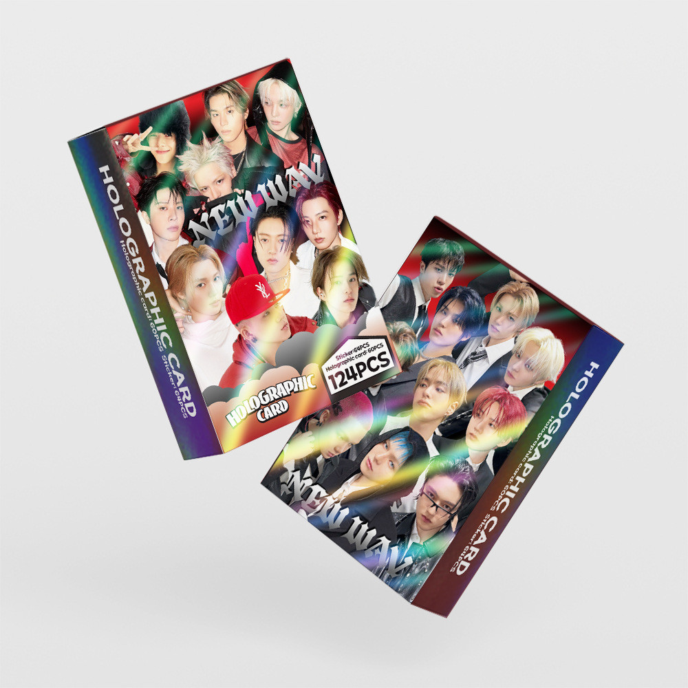 Bộ 50-55 Tre PEASURE NEW WAV Laser HOLOGRAPHIC LOMO Cards REBOOT KING KONG Photocards BONA Haruto Hy