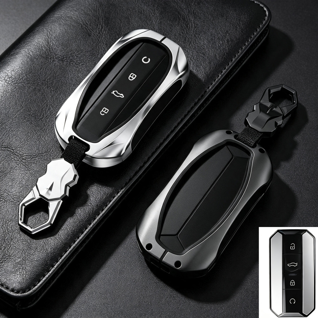Ô Tô Tự Động Chìa Khóa Vỏ Từ Xa Fob Phụ Kiện Dành Cho Chery Omoda Jaecoo 7 J5 Lucano Oupengda