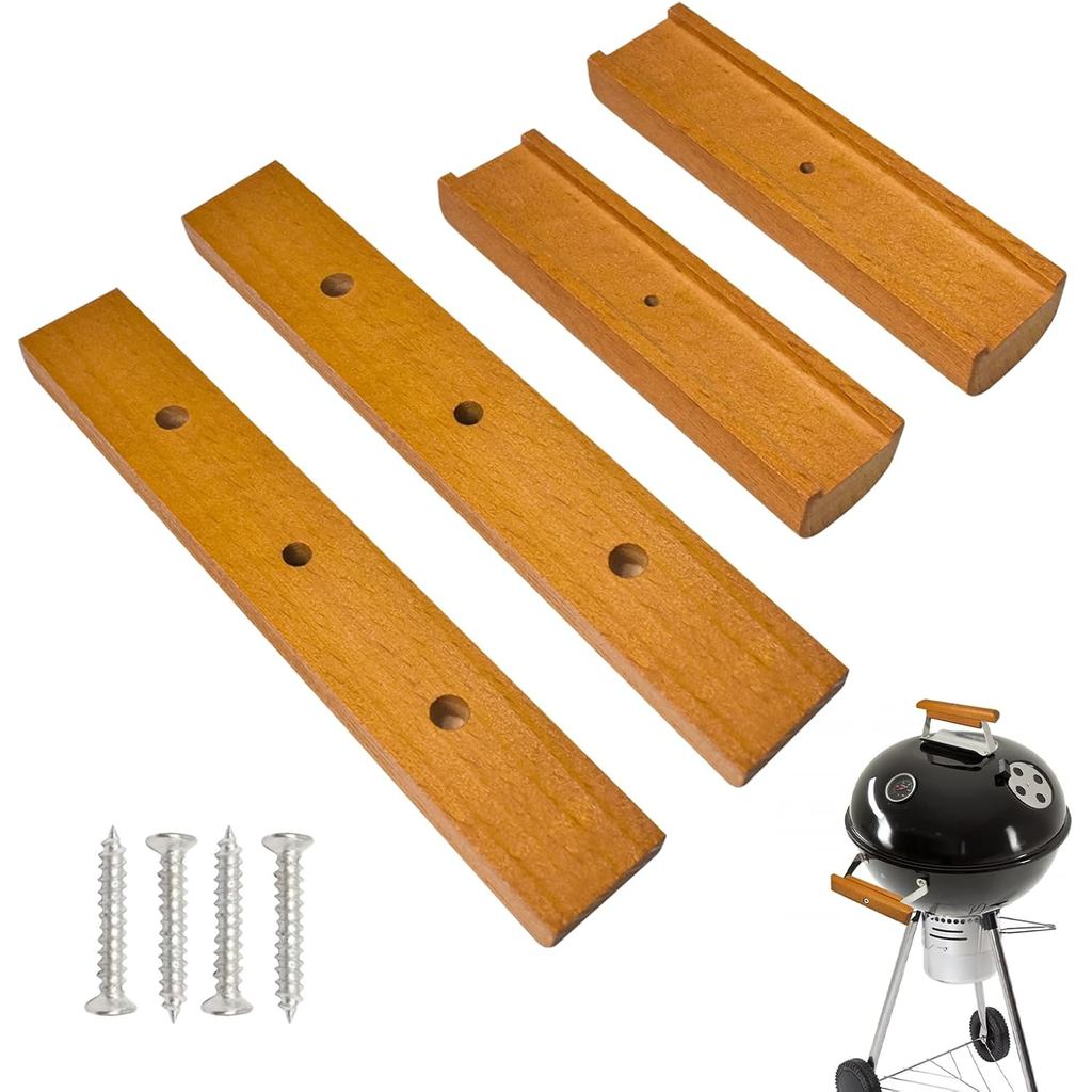 2 Chiếc Weber Grill Tay Cầm Thay Thế, Phù Hợp Cho 22,5 "Và 18,5" Weber Grills Và WSM Made After 1979