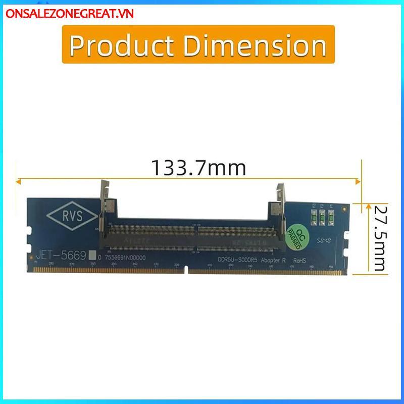 Ons Laptop DDR5 RAM Sang Máy Tính Để Bàn DDR5 U-DIMM Adapter Bảo Vệ Thẻ Nhớ Chuyển Đổi DDR5 Bộ Nhớ R