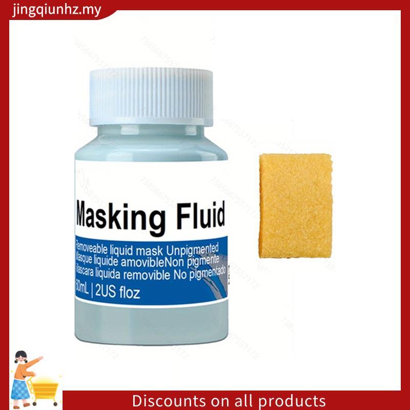 Easy Peel Liquid Latex Masking Fluid for Ink - Màu nước - Tranh bầu & Minh họa Mỹ thuật & Đồ thủ côn