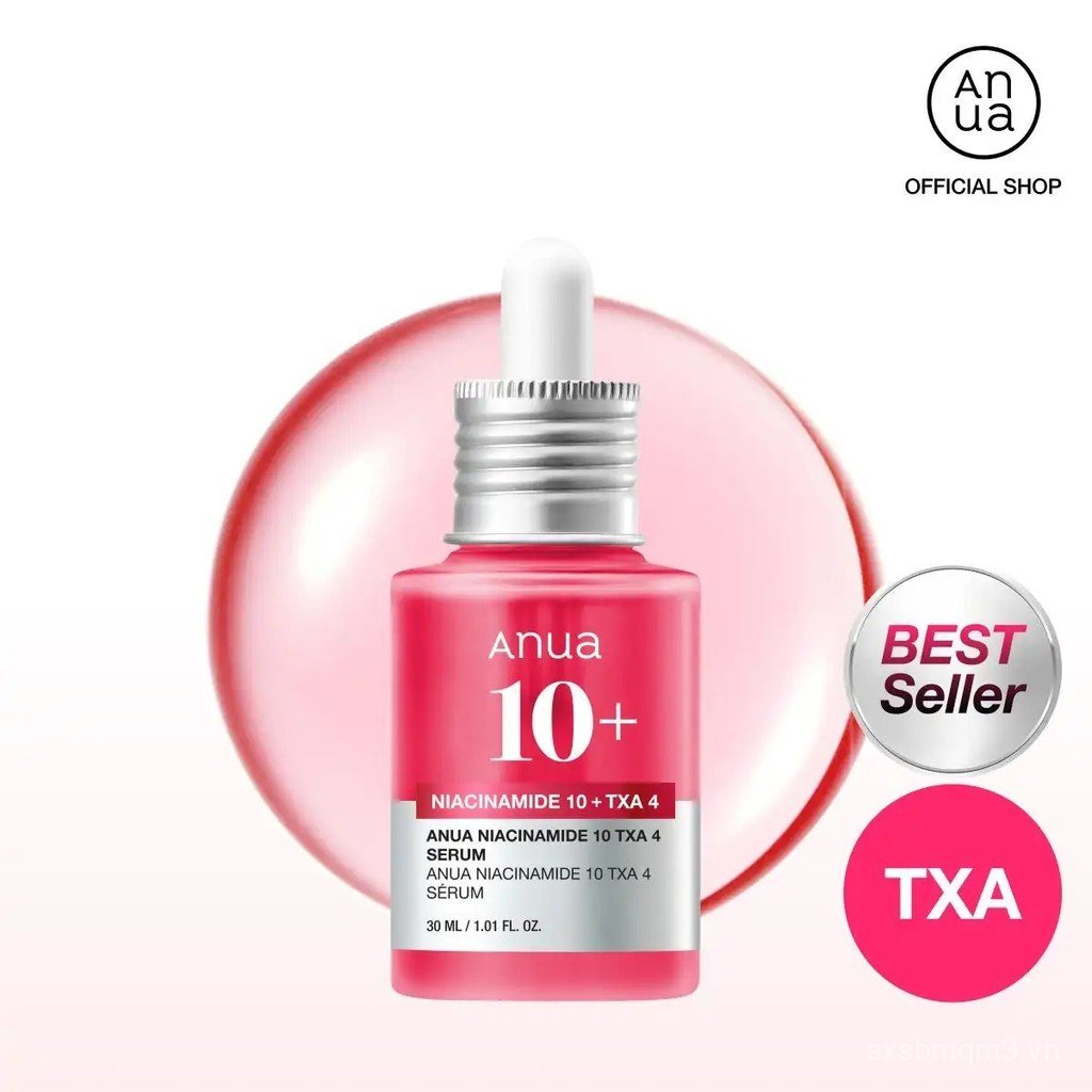 [Anua Official] Serum điều chỉnh tối: 10% Niacinamide + 4% Axit Tranexamic 1.01 fl.oz. (30ml) | Huyế