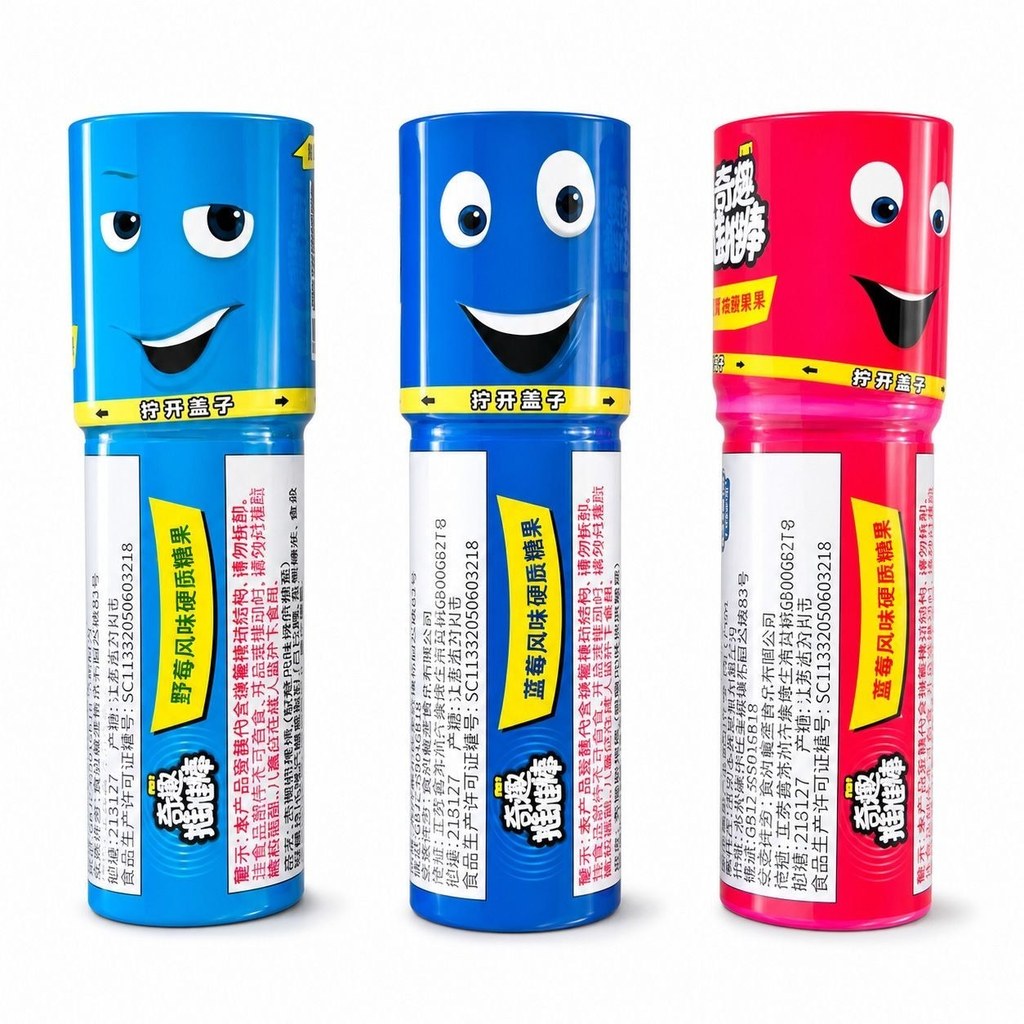 Bazuka Lipstick Little Push Lipstick Candy Candy Push Push Fruit Lipstick Candy Children 's Fun Snac