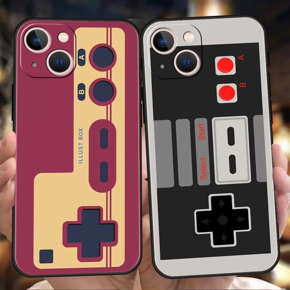 TP-1 Video Game Boy Vintage GamePad Sang Trọng Ốp Lưng Điện Thoại iPhone 11 12 13 14 15 16 Pro Max M