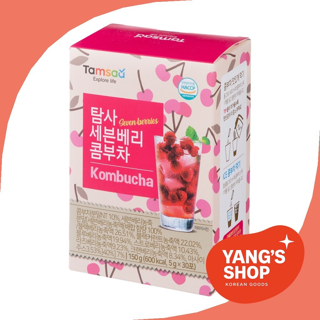 [tamsa] Seven Berry Kombucha 30 que/ Kombucha Hàn Quốc/ Berry Blend/ Xác thực của YANG 'S SHOP