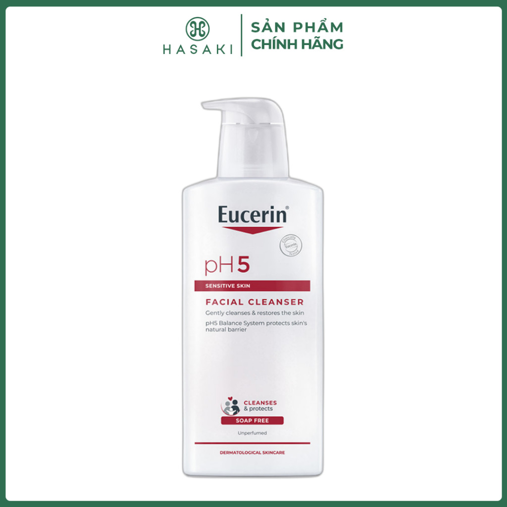 [DAILY] Sữa rửa mặt Eucerin PH5 dành cho da nhạy cảm Sản phẩm chính hãng Hasaki