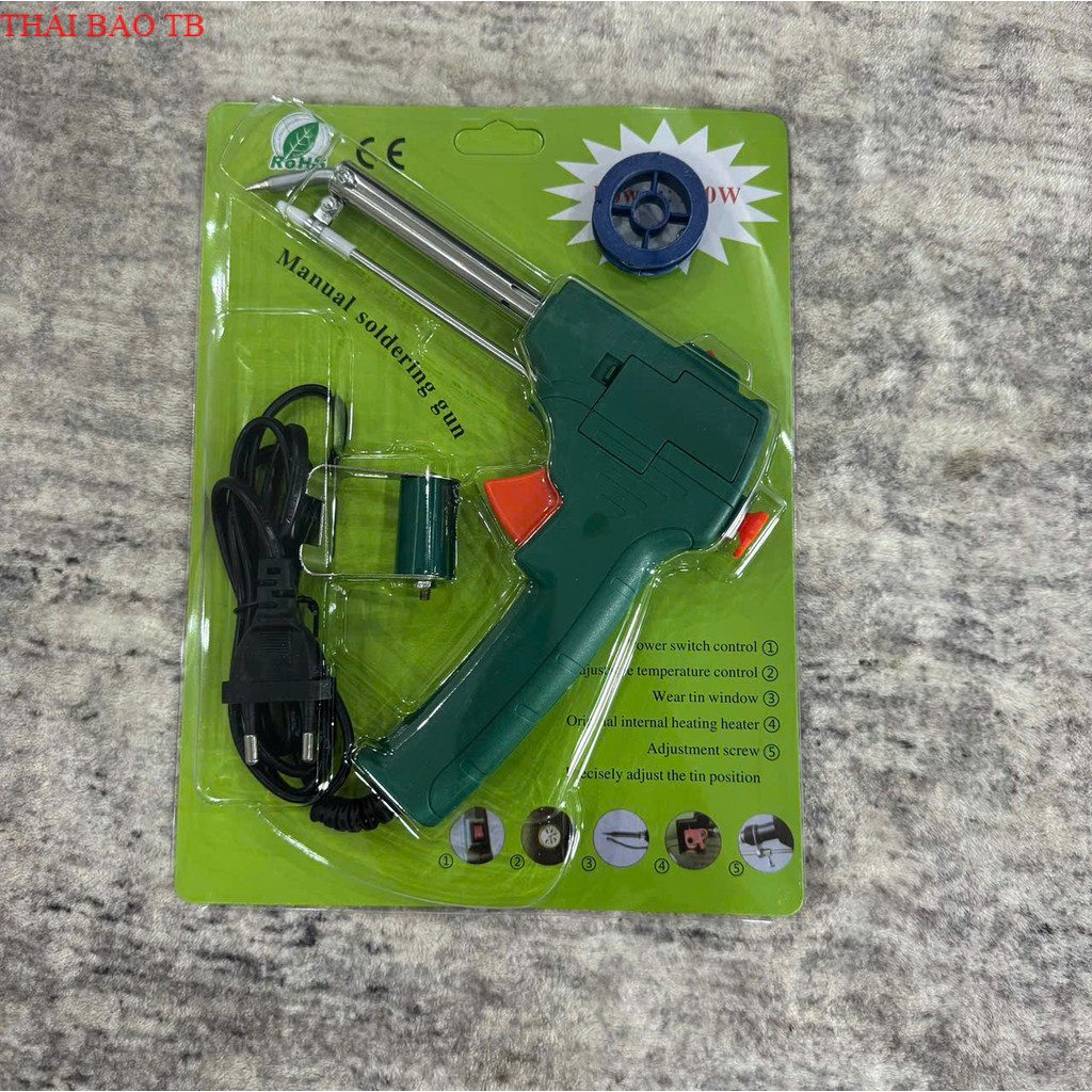 150W-MỎ HÀN THIẾC - SÚNG HANCHI-150W  HÀN TỰ ĐỘNG - MỎ HÀN XUNG, Máy hàn xung( TẶNG CUỘN THIẾC KÈM) 