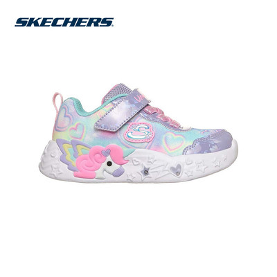 Giày Thể Thao Bé Gái Skechers Unicorn Charmer Lil Heart Sparkles - 303064N-LVMT