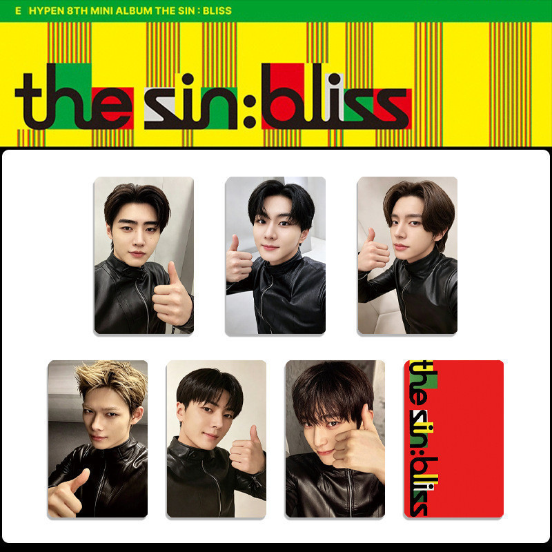5-7 chiếc EN THE SIN BLISS Lomo Card EVAN Ride or Die Broadcast THE SIN VANISH NHẬT BẢN MAGAZINE Pho