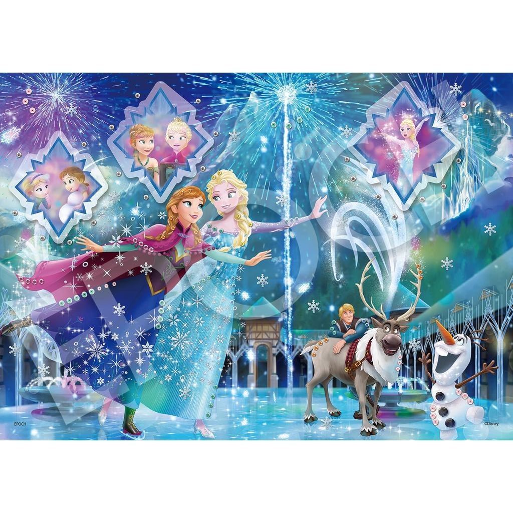 EPOCH 500 Piece Jigsaw Puzzle Disney Emotional Story Series Frozen (38 x 53cm) 74-302 with glue and 