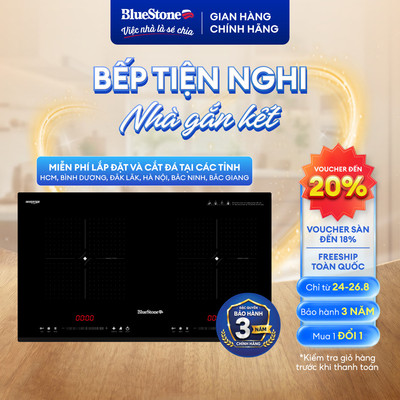 [Bluestone] Bếp Từ Đôi BlueStone ICB-6939 - 5200W - Made in Thái Lan - Bảo hành 2 năm
