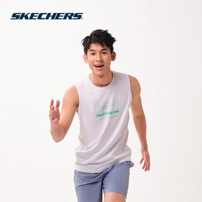 Áo Thun Không Tay Nam Skechers Walking Performance Sleeveless Tee - SP126M099-0019
