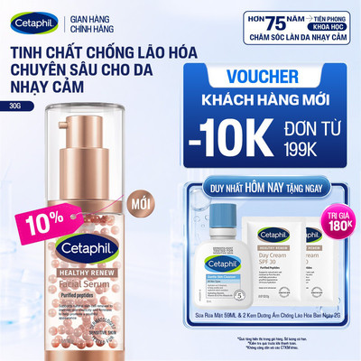 Serum tinh chất chống lão hóa chuyên sâu cho da nhạy cảm CETAPHIL HEALTHY RENEW SERUM 30G