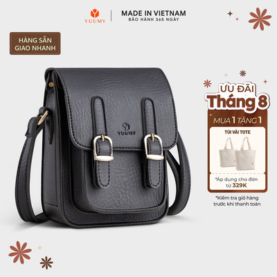 Túi Yuumy (Thời trang nữ đi chơi size 13 - Túi đeo chéo da Seasand YN118)
