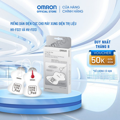 Miếng dán điện cực OMRON HV-LLPAD HV LONG LIFE PAD - Dành cho máy xung điện trị liệu HV-F021 & HV-F013 & HV-F230