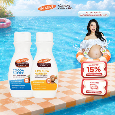 [Chính hãng] COMBO X2 Sữa dưỡng thể toàn thân Palmer's 250ml