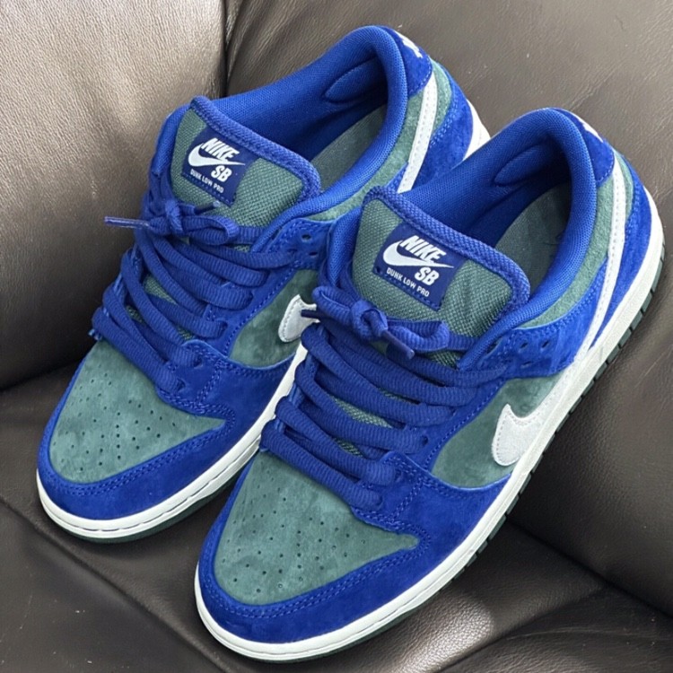 Thích hợp cho Giày thể thao cổ thấp Nike Dunk SB Low "Deep Royal Blue" Dây giày hình bán nguyệt màu 