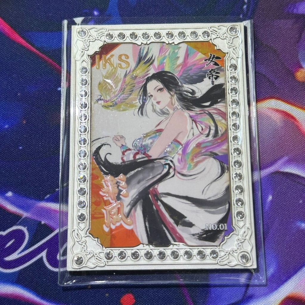 Thẻ kim cương kim loại One Piece Tranh nữ hoàng Truyện tranh văn hóa Sáng tạo Jiufeng Khe cắm thẻ số