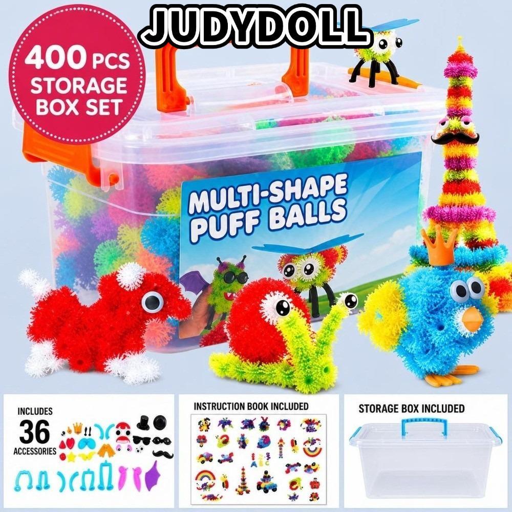 JUDYDOLL Thorn Balls, Đồ chơi xây dựng linh hoạt Đồ chơi bóng dính, Tương tác DIY lắp ráp DIY Puffer
