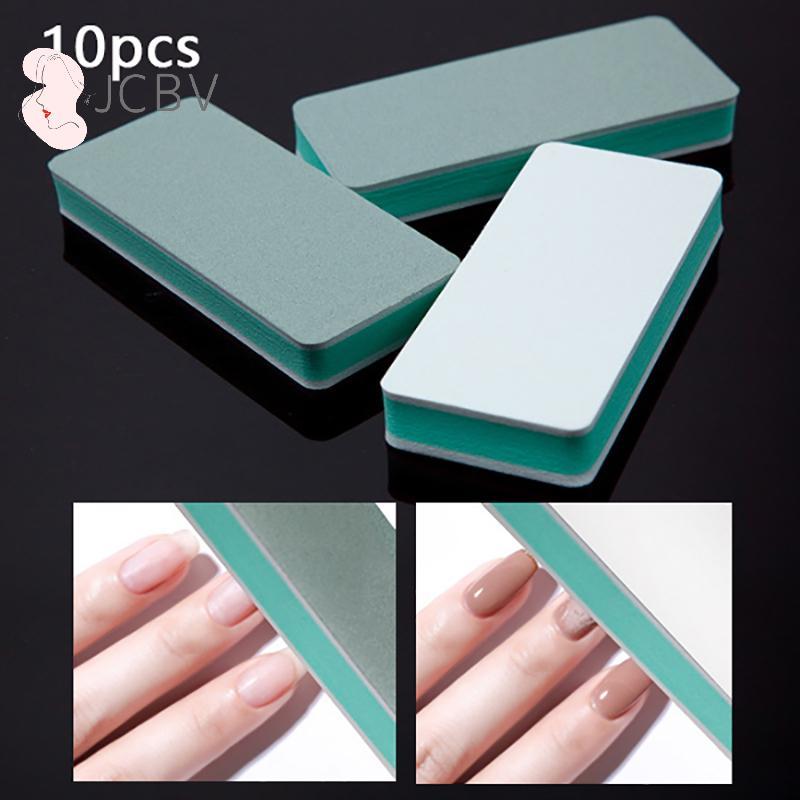 [JCBV] 10 Cái 600 / 3000 Grit Nail Buffer Blo Polishing UV Gel Nail Polisher Shiner Buffer Files Dụn