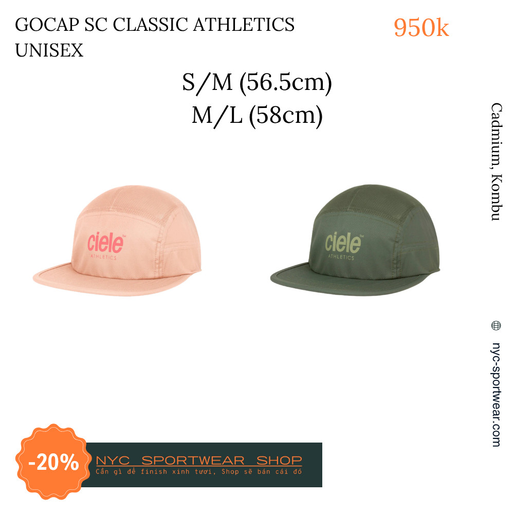 Mũ GOCap SC Classic Athletics (Unisex)