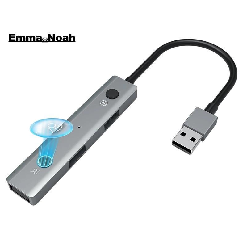 USB 2.0 Hub-Translation-Voice Transscription-Speech sang Text Device Multiport Adapter với AI Voice 