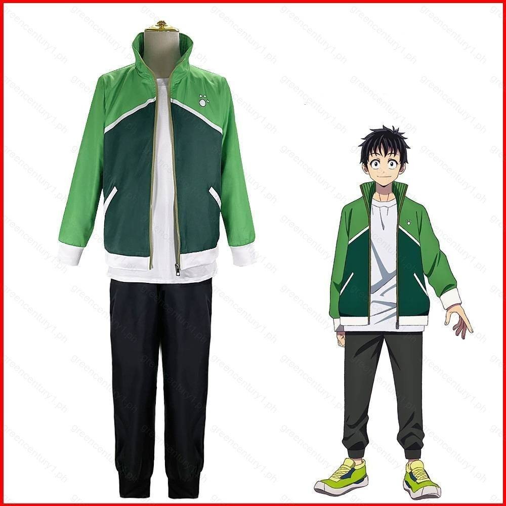 YS Anime Zom 100: Bucket List of the Dead Tendou Akira Cosplay Costume Coat Tshirt Pants Casual Suit