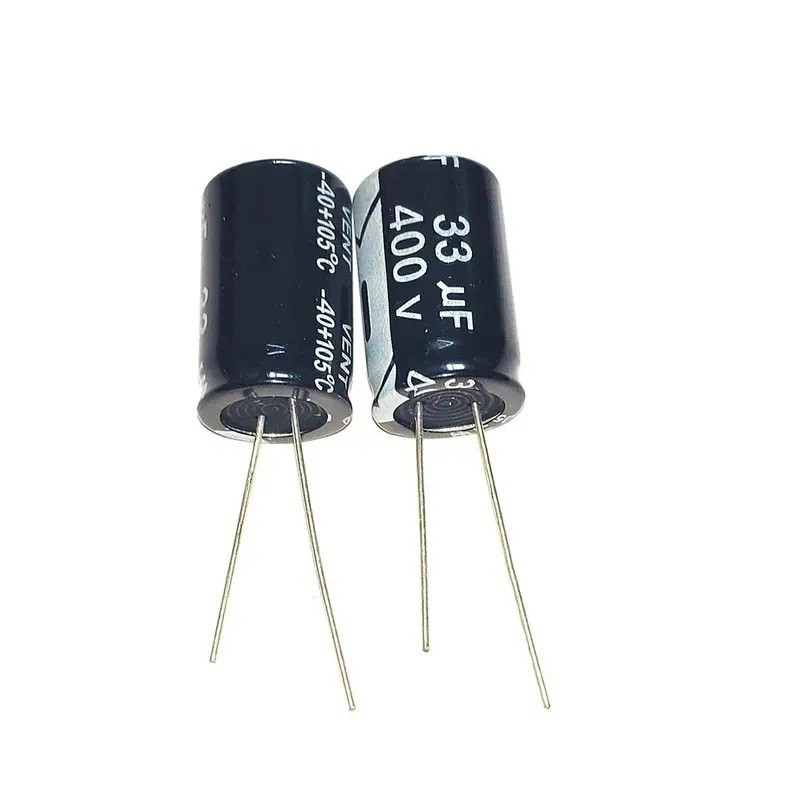Ly 10 chiếc 400V 33uF 400Volt 33MFD Nhôm Điện Phân Tụ 13 * 20mm Radial 33mf400v 33uf400v 400v33mf 40