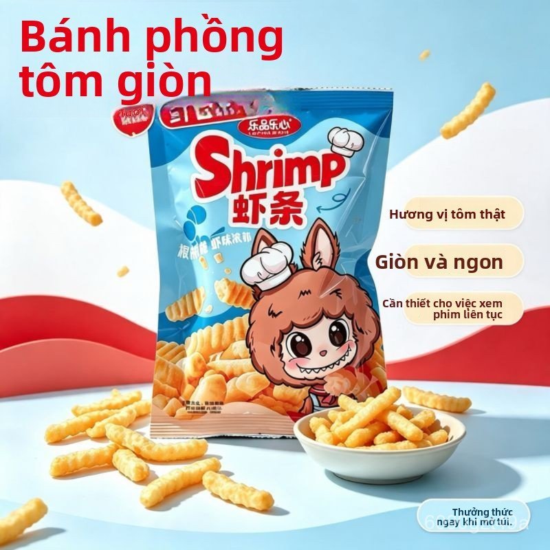 Phồng tôm LEPIN đồ ăn vặt ký ức tuổi thơ bán buôn giá rẻ