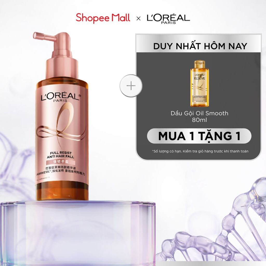Xịt serum ngăn ngừa & giảm gãy rụng tóc giúp tóc chắc khỏe L'Oreal Paris Full Resist Anti Hairfall 90ml
