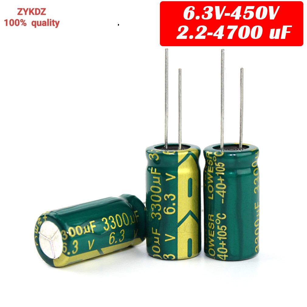 2-50 Chiếc 10V 16V 25V 35V 50V 100V 400V 20% Tụ Điện Tần Số Cao 100UF 220UF 330UF 470UF 680UF 1000UF