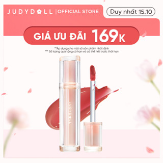 Son Tint Bóng JUDYDOLL Trà Đá 1.8g Căng Bóng Mọng Nước Ẩm Mượt Môi Siêu Lì Bền Màu Tạo Hiệu Ứng Tráng Gương