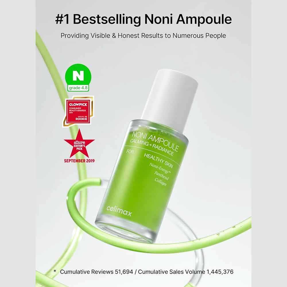 Celimax the Real Noni Energy Ampoule - with 71.77% Noni Fruit Extract, 30Ml