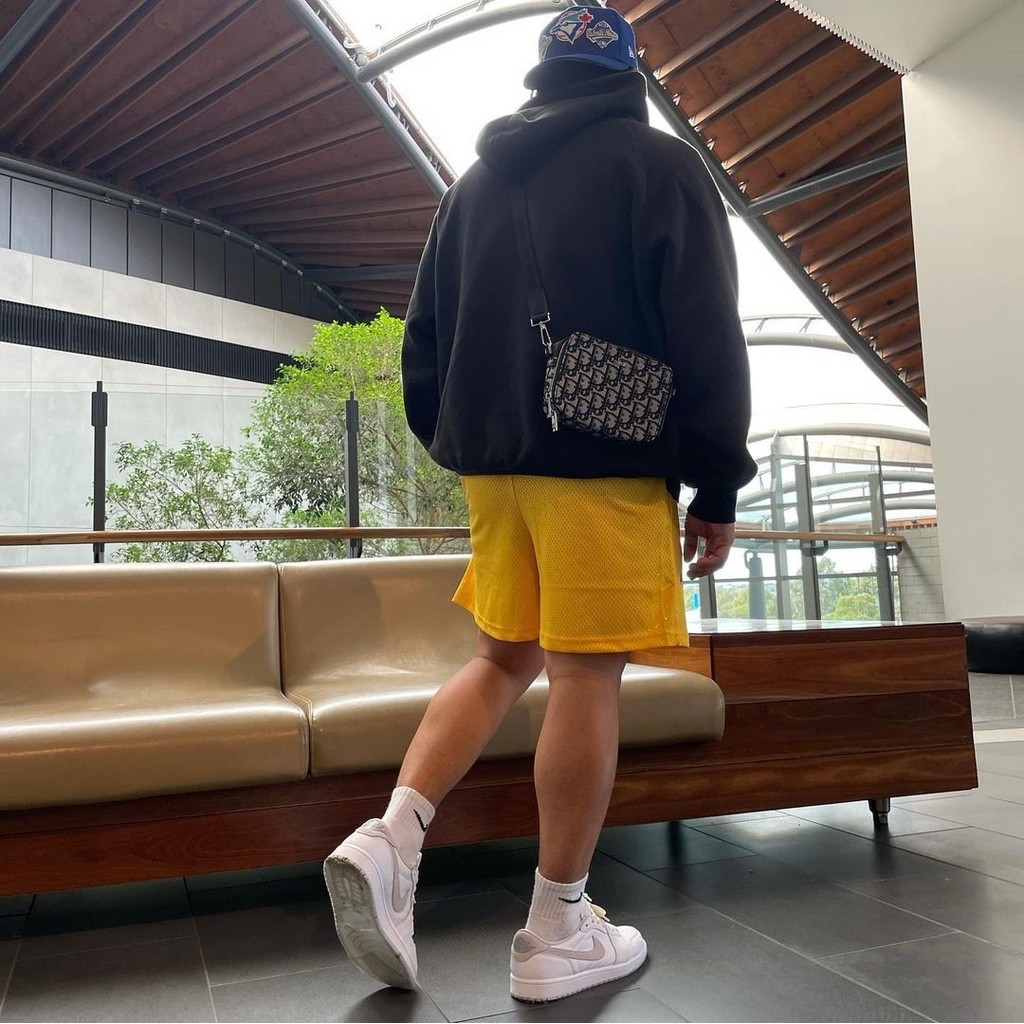 Sports Shorts American Mesh Quick-Drying Cropped Loose Large Size Basketball Shorts Men GPBC