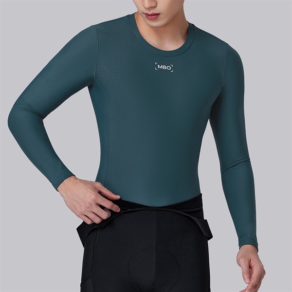 B140 - Áo Lót Trong Dài Tay MBO Nam Charcoal Blue